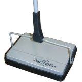 Dust Care DC 1001 Non Electric Commercial Grade Carpet Sweeper with Clean Out Comb On-Board, 3 Brush System