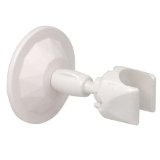 COCO New White Wall Attachable Shower Head Holder Bathroom Vacuum Suction Cup
