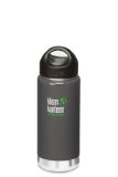 Klean Kanteen Wide Insulated Bottle with Stainless Steel Loop Cap (Albatross Gray, 16-Ounce)