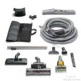 Central Vacuum Hose Kit fits ALL systems Turbo Head Tools Warranty & More