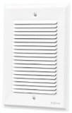 NuTone LA14WH Decorative Wired Two-Note Door Chime, Paintable, White Finish Grille