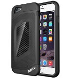 WAWO Iphone 6 PLUS Case - Full Protection Carbon Fiber Patch Case for Apple Iphone 6 PLUS 5.5 Inch (Black)
