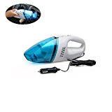 Szjsl Rechargeable Powered Operated Handheld Cordless Mini Vacuum -Cleaner Portable Lightweight Auto Hand Vac Dustbuster with Detachable Crevice Tool for Car Seats and Pet Hair