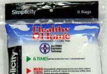 Simplicity Vacuum Bags SS-6 Type S, Sport 6 luggage