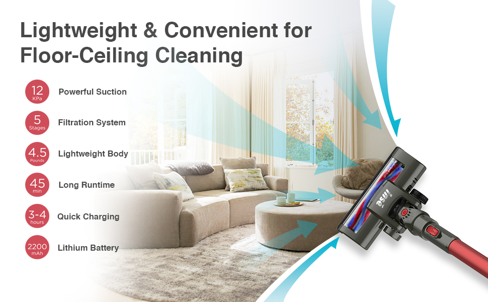 INSE N6 cordless vacuum