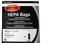 12 Riccar HEPA Type F Vacuum Bags, Simplicity, Freedom,…